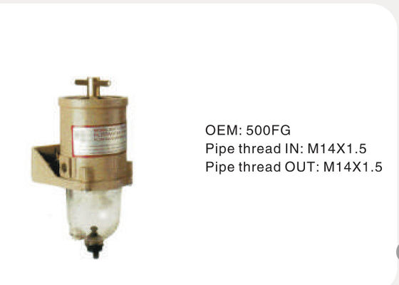 Reliable Hydraulic Filter Housing Assembly 500FG Paper Fiber Glass Media