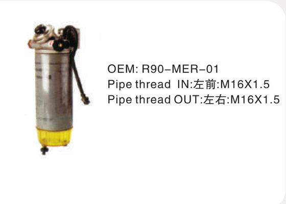 Professional Hydraulic Oil Filter Assembly R90-MER-01 Pipe  Thread IN M16*1.5