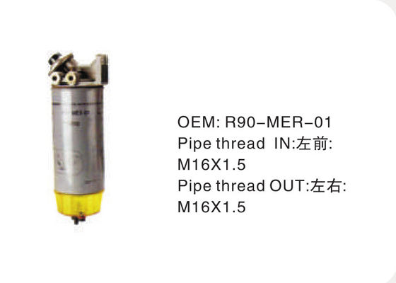 Industrial Hydraulic Filter Housing Assembly R90-MER-01 Pipe  Thread IN M16*1.5