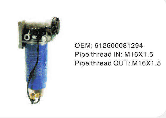 Commercial Hydraulic Tank Filter 612600081294 Pipe Thread IN M16*1.5