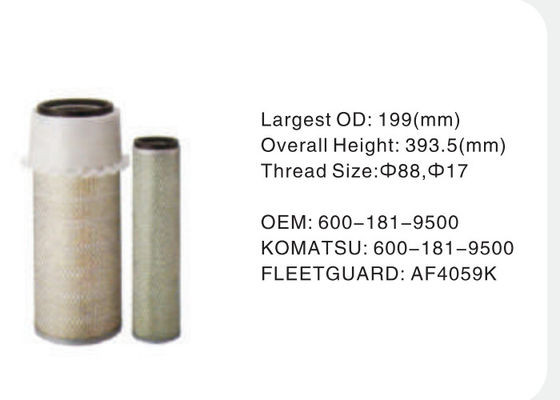 OD 1996mm Hydraulic Oil Filter Assembly 600-181-9500 393.5mm Height