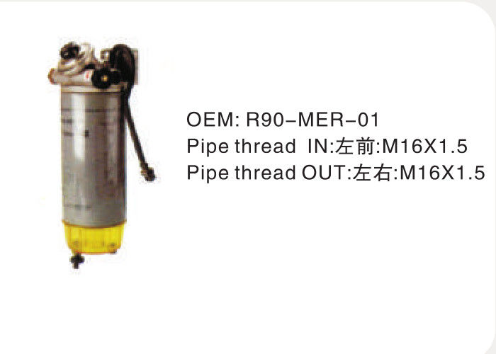 Professional Hydraulic Oil Filter Assembly R90-MER-01 Pipe  Thread IN M16*1.5
