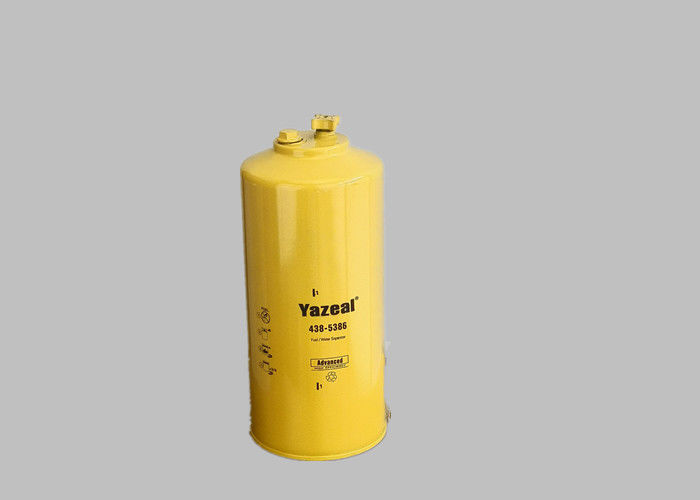 Yellow Industrial Oil Filter Excavator Engine Parts Fuel Filter 438-5386